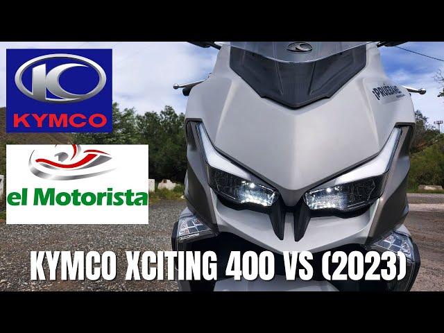 KYMCO XCiting 400 VS (2023) | Probefahrt, Walkaround, Soundcheck, 0 auf 100 km/h | VLOG 510