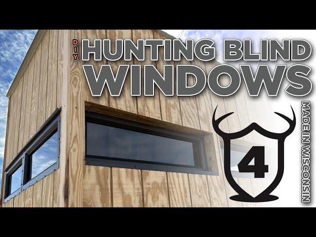 Hunting Blind Windows: "Zero 4 Outdoors" Windows For DIY Deer Stands!
