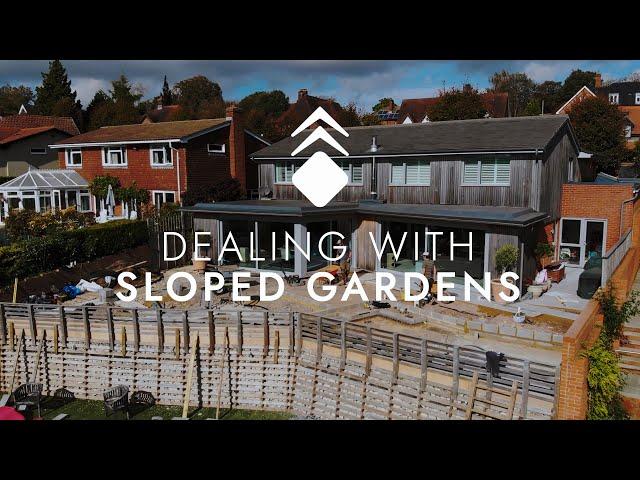 A Landscape Design for a Sloped Garden With Multi-Level Terraces