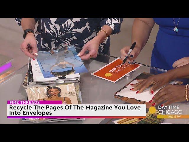 Recycle The Pages Of The Magazine You Love Into Envelopes