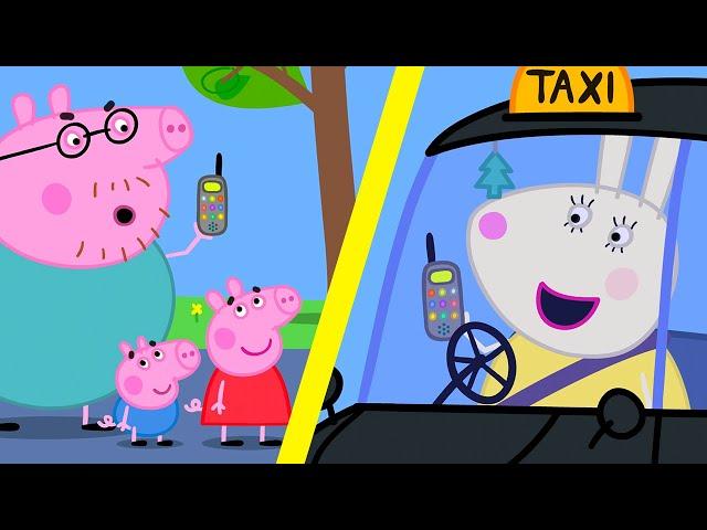 Miss Rabbit's Taxi  Best of Peppa Pig  Cartoons for Children |