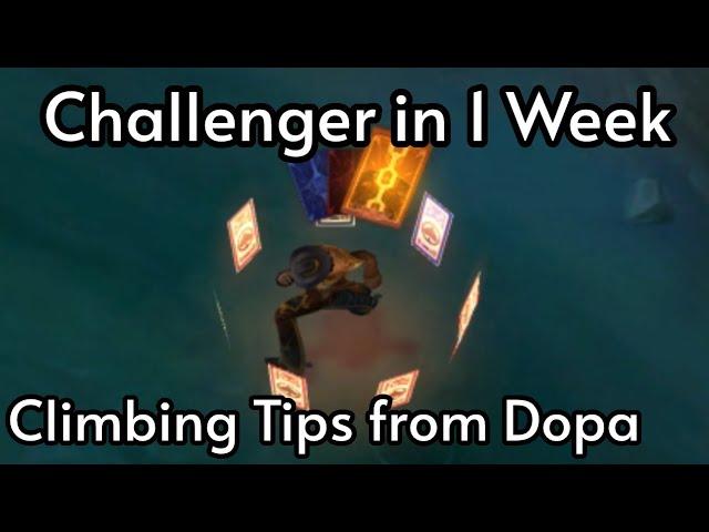 Why Dopa is the BEST at Climbing Solo Queue!!!  (What's his Secret?)