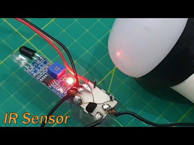 How to make 12v  ir Sensor ir sensor with 755 motor How to connect 12v LED Bulb or Motor