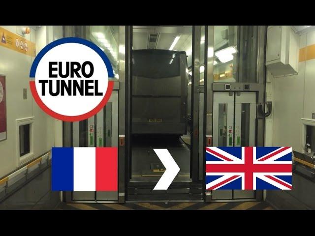 Eurotunnel Le Shuttle: France To UK (Full Journey On Coach)