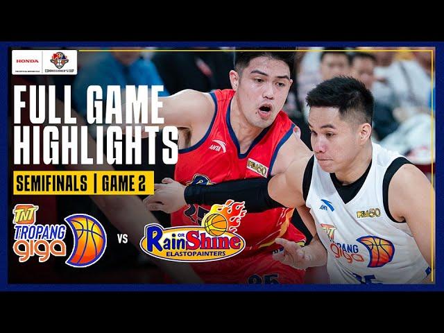 RAIN OR SHINE vs TNT SEMIS G2 | FULL GAME HIGHLIGHTS | PBA SEASON 49 COMMISSIONER'S CUP |FEB 28 2025