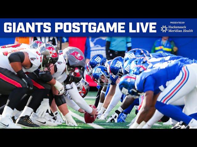 Giants Postgame Live: Giants vs. Buccaneers Week 12 | Postgame Recap & Analysis