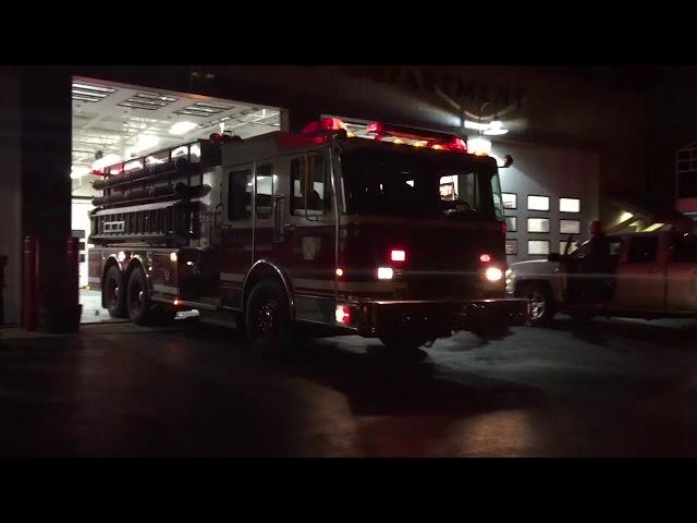 Corinth Fire Engine Tanker 216 and *RARE* Engine Tanker 211 Responding