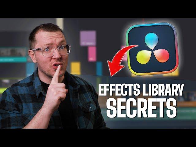 Using the EFFECTS LIBRARY the Smart Way in DaVinci Resolve