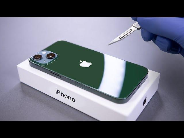 iPhone 13 Green Unboxing and Camera Test - ASMR