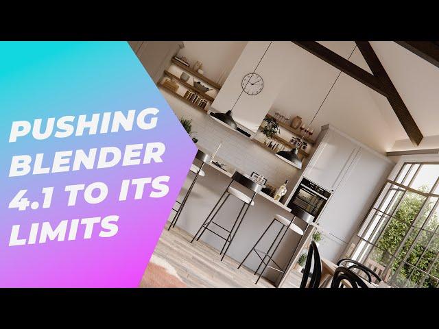 A kitchen animation not like the others - Blender 4.1 Full Scene