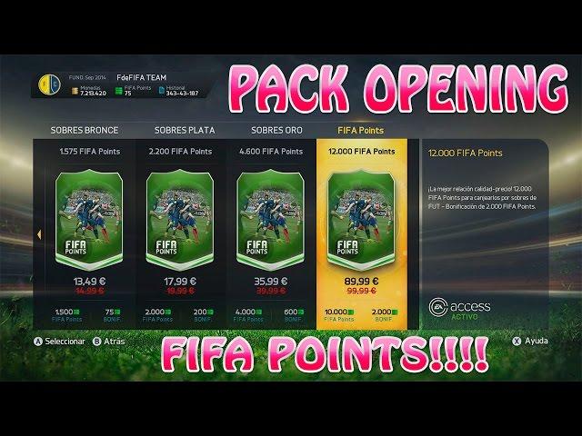 FIFA 15 | PACK OPENING FIFA POINTS | GRACIAS EA (IRONIA)