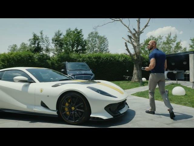 ANDREW TATES NEW FERRARI 812 COMPETIZIONE | 4k |