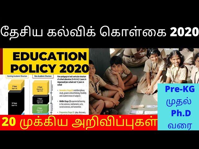 National Education Policy 2020 | 20 Important Changes | Make it Happen Tamil