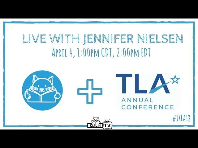 Jennifer Nielsen, THE TRAITOR’S GAME & RESISTANCE - LIVE at TLA from KidLit TV