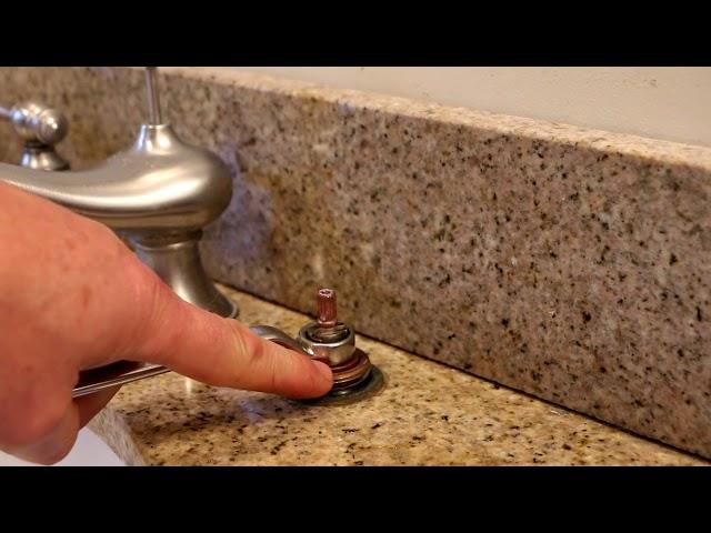 Kohler faucet repair: valve stem replacement to stop dripping faucet