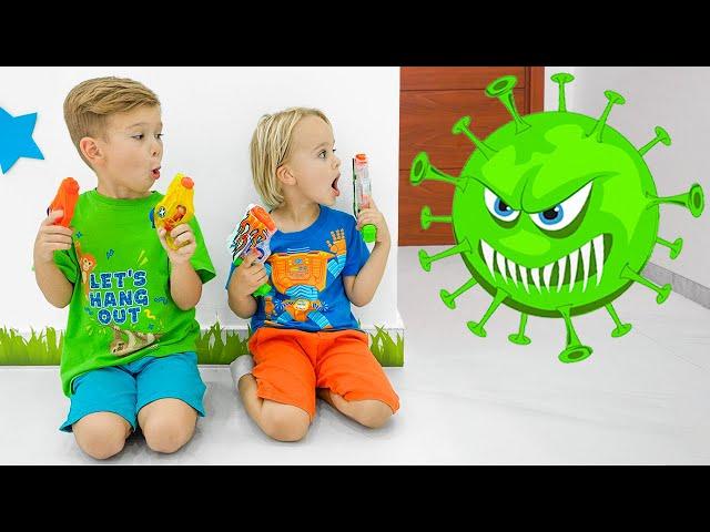 Vlad and Niki - Kids story about viruses | Stay healthy