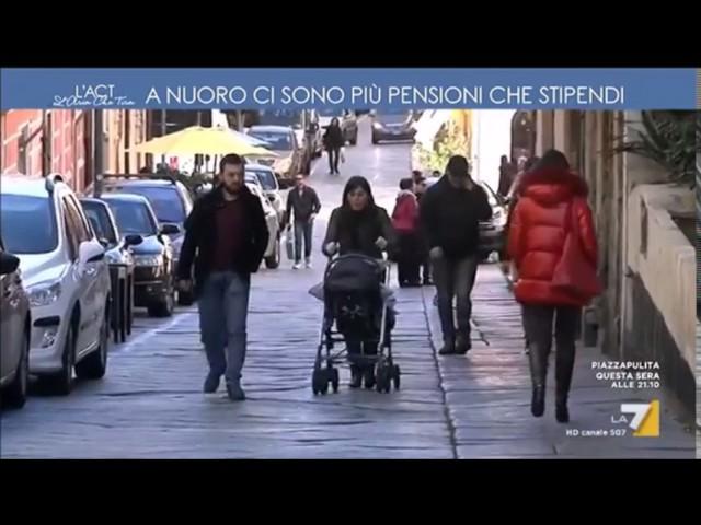 NUORO, LA CITTA' DELLA SARDEGNA DOVE I PENSIONATI HANNO SUPERATO I LAVORATORI