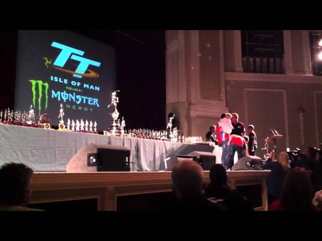 Isle of Man TT - John McGuinness, Superbike race prize giving