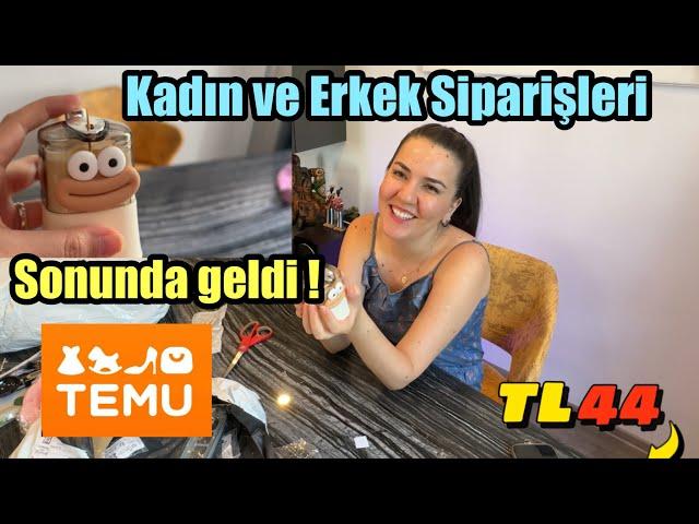 77 Ürün - TEMU Siparişimiz SONUNDA Geldi ! Kadın ve Erkek Siparişleri Kargo Açılımı