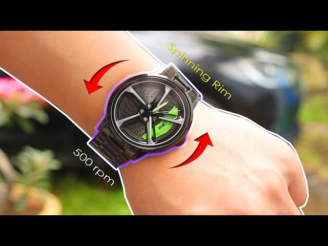 This Spinning Rim watch is mesmerizing!! RSChrono