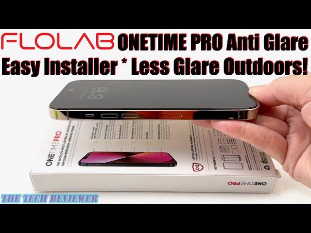 FLOLAB ONETIME PRO Anti-Glare Anti-Reflective iPhone 14 Pro Screen Protector: Install and Review!