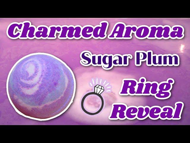 Sugar Plum Surprise Bath Bomb | Charmed Aroma Ring Reveal