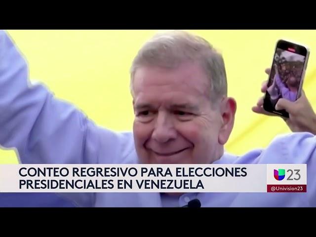 Venezuela se prepara para las elecciones del 28 de julio en medio de un ambiente de tensión