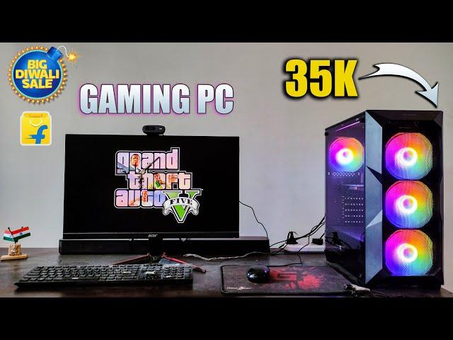 Flipkart big Diwali Sale | Budget Gaming PC Build Under 35k | i5 12th Gen + 4GB Graphics Card