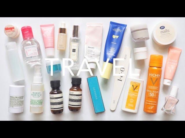 Travel Skincare Bag | Packing My Routine For Two Months Away