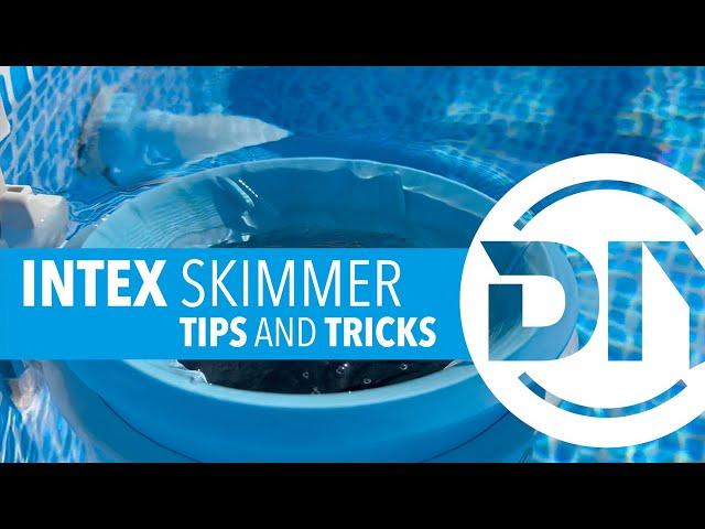 INTEX POOL SKIMMER - Tips and tricks on how to use this skimmer and keep your pool clear and clean!