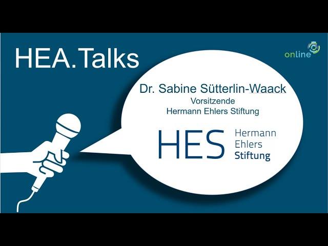 HEA.Talks mit Dr. Sabine Sütterlin-Waack zum Ministerialbetrieb unter Covid und Politischer Bildung