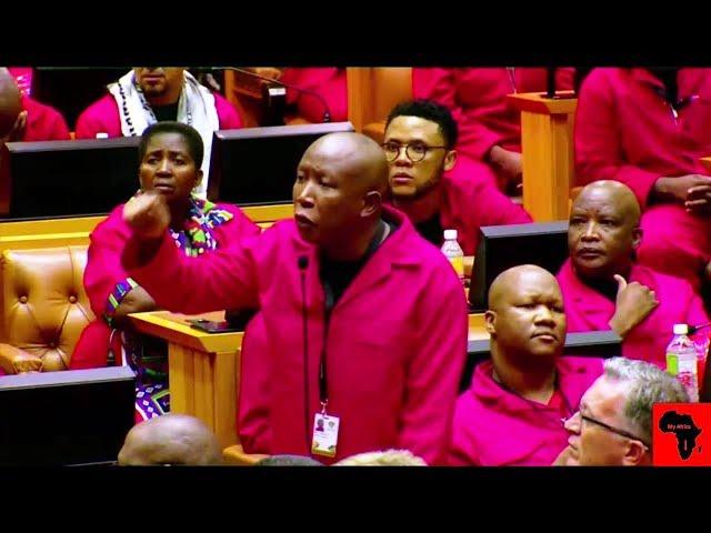 Chaos In Parliament - Julius Malema And EFF Disrupts SONA 2020