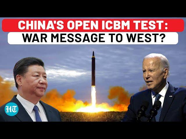 China's First-In-40-Years Missile Test A Pre-War Message To West? | ICBM | USA | Taiwan