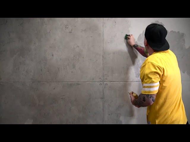 CONCRETE APPLICATION / BUDGET WALL DESIGN