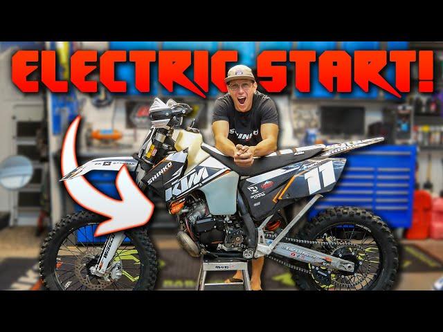 I Added Electric Start to My 18 Year Old KTM 200 2 Stroke