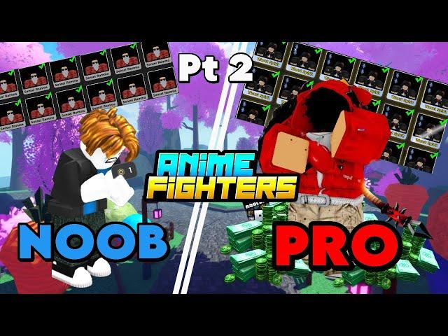 Going Pro!? Noob to Pro pt2 | Roblox Anime Fighters Simulator