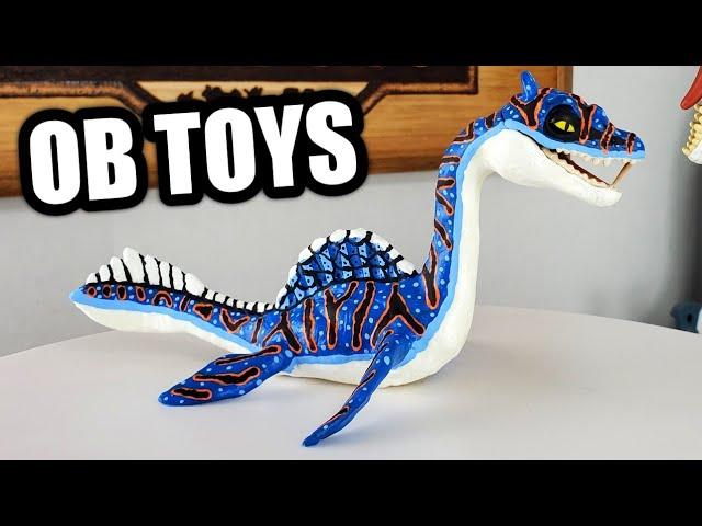 CUSTOM MATTEL SNAP SQUAD PLESIOSAURUS | SNAP SQUAD SPINOSAURUS DINOSAUR HYBRID | BABY DINO REPAINT