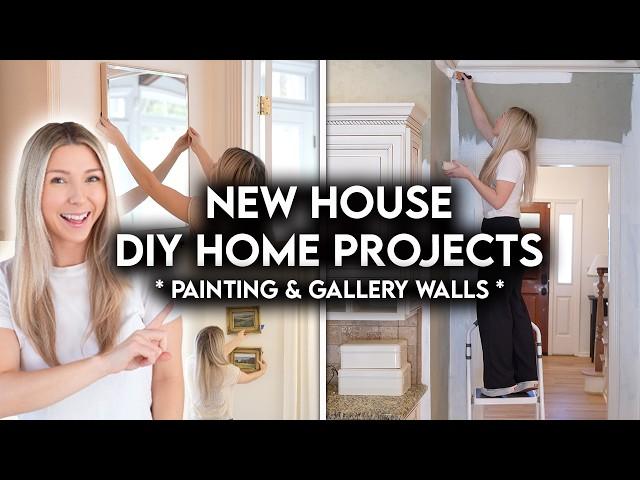 DIY HOME PROJECTS + DECORATE WITH ME | NEW HOUSE UPDATES