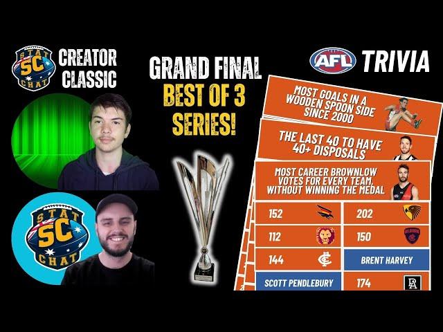 AFL Creator Classic Grand Final! @CARDMAN22 v BT (Statchat Trivia)