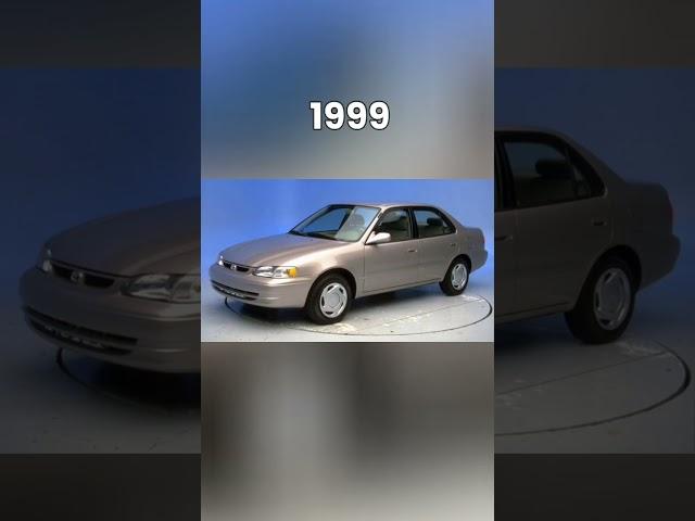 Evolution of Toyota Corolla (1966~2022) #shorts