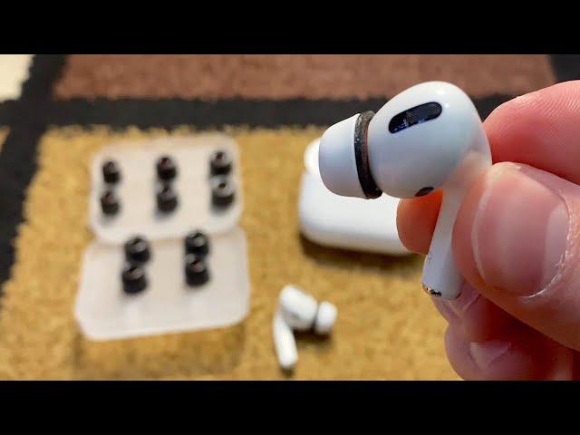 How to add memory foam ear tips to Apple AirPods Pro - Easy and Cheap!