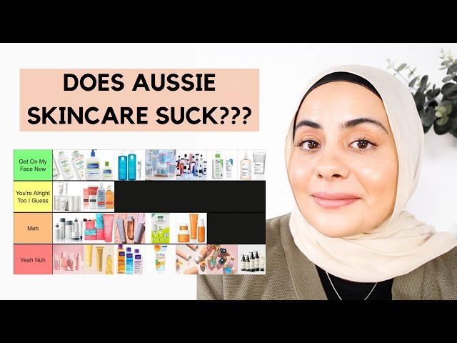 Ranking The BEST & WORST Aussie Skin Care Brands | Razia Moe