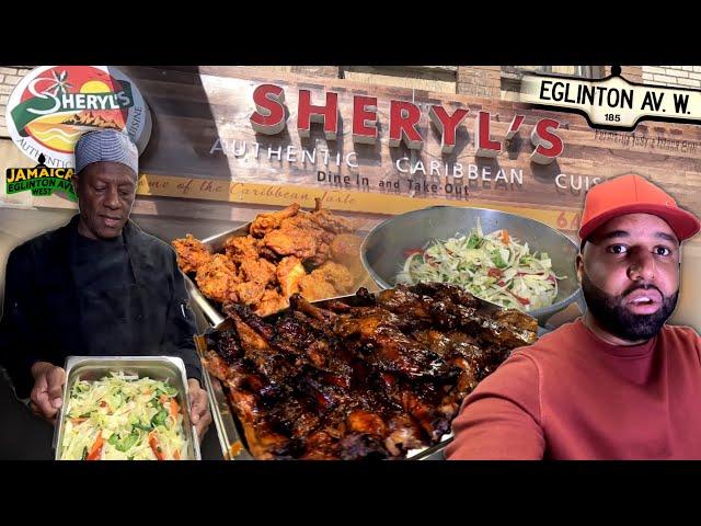 Real authentic Jamaican food at Eglinton West, curry goat, jerk chicken, oxtail, and Manish water