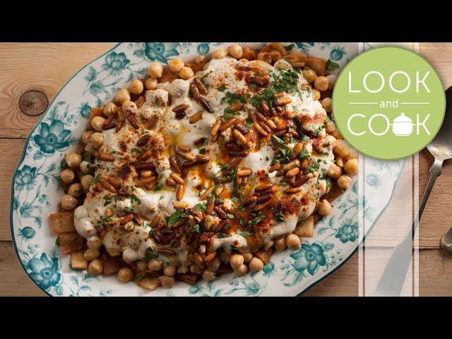 FATTET HUMMUS - Look and Cook step by step recipes | How to cook