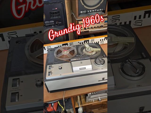 1960s Vintage GRUNDIG TK 140 reel to reel tape recorder