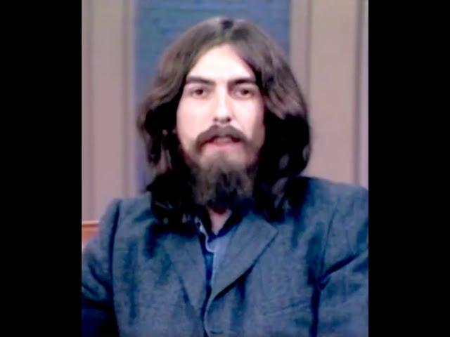 George Harrison talking about taking LSD with John Lennon .. "the notorious wonder drug" (1971)