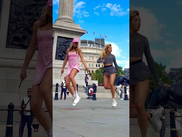 When a jumproper meets a dancer ‍️- Montana Tucker and Lauren Jumps #dance #jumprope #london