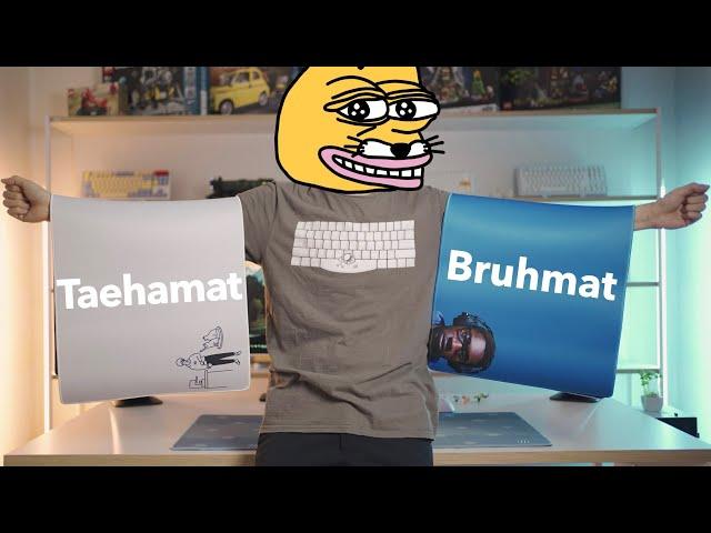Taeha Types Deskmat & Bruhmat (Glarses) Unboxing