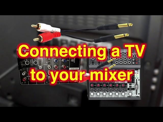 TV SOUND TO MIXER