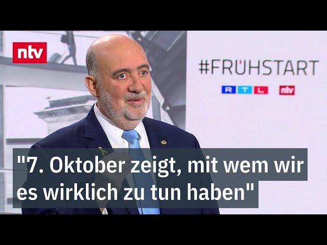 "7. Oktober zeigt, mit wem wir es wirklich zu tun haben": Israels Botschafter im Frühstart | ntv